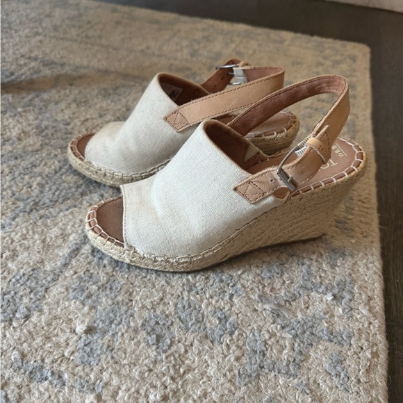 TOMS Espadrille Wedge Sandals - Picture 2 of 4